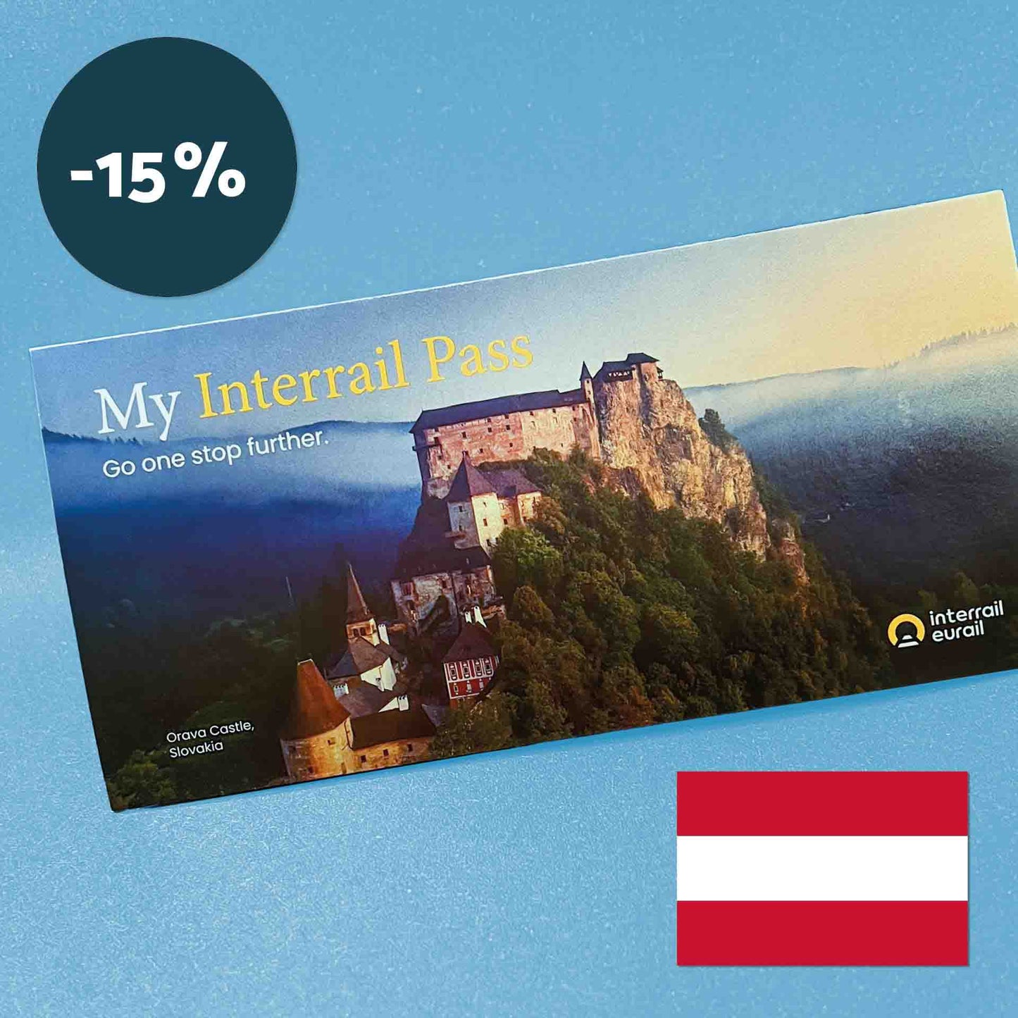 Interrail One-Country Pass Österreich (Papierpass) 15% Rabatt
