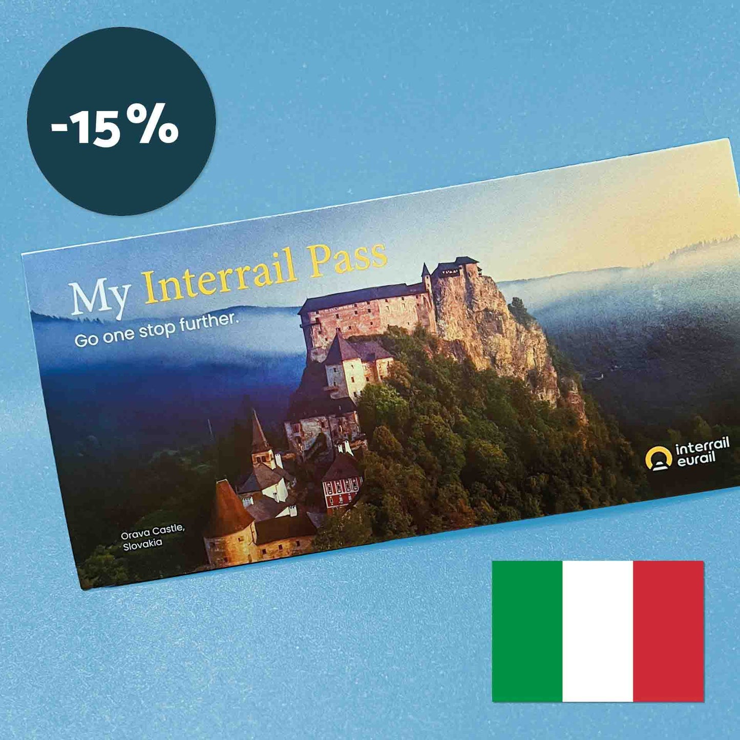 Interrail One-Country Pass Italien (Papierpass) 15% Rabatt